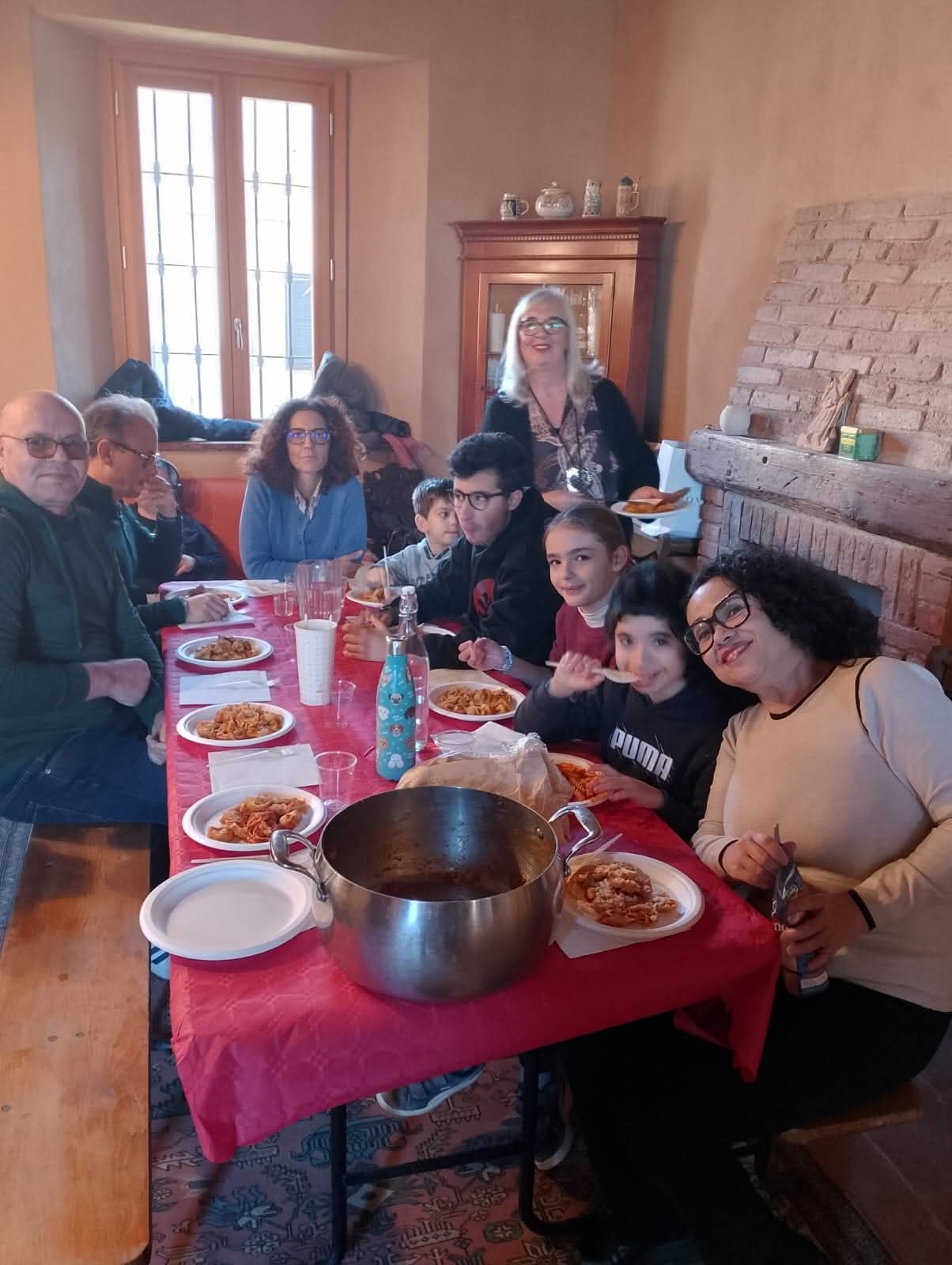 Pranzo genitori figli Progetto autonomia Inverno 2025